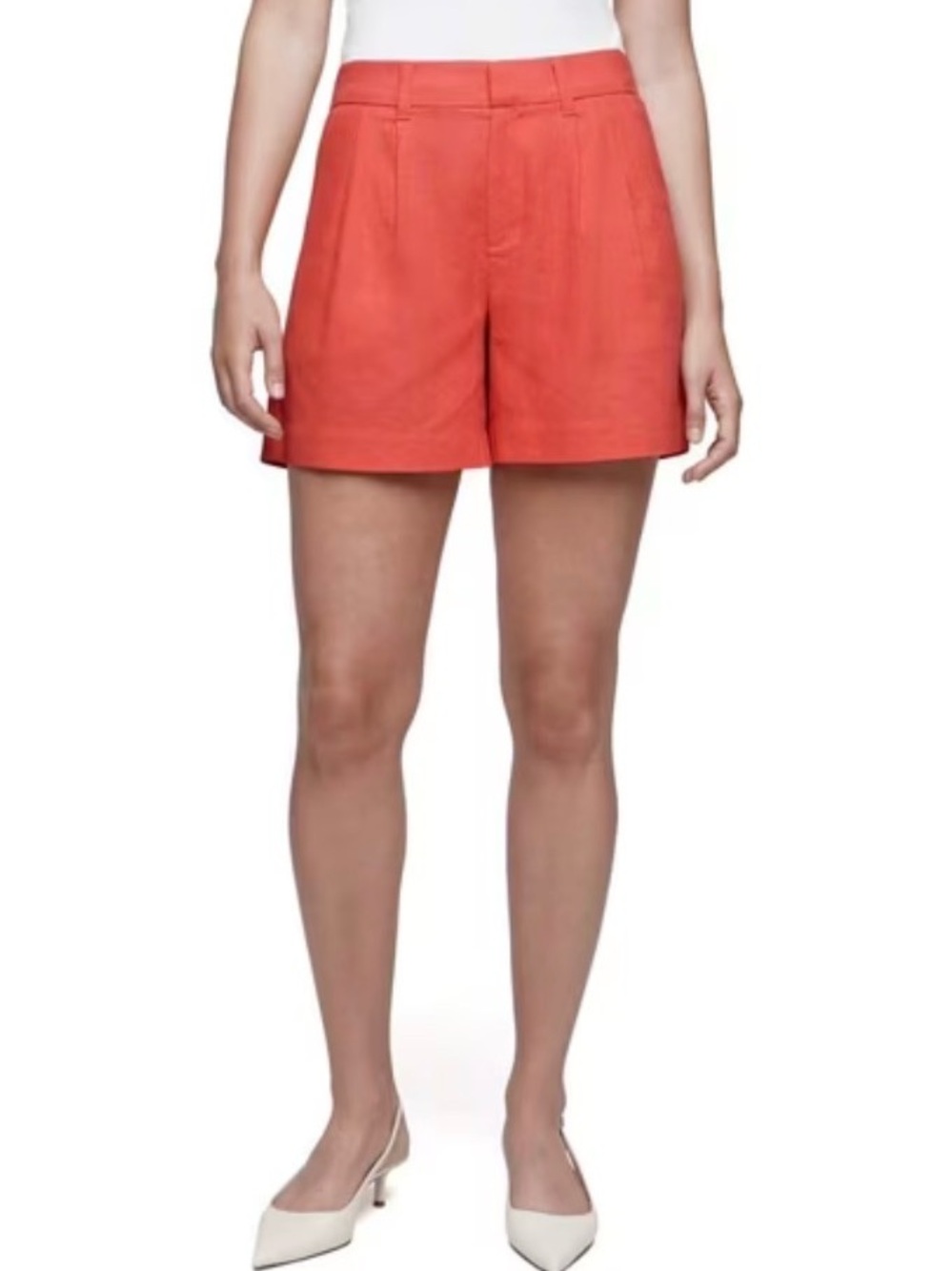 Express Women's Linen Blend Short